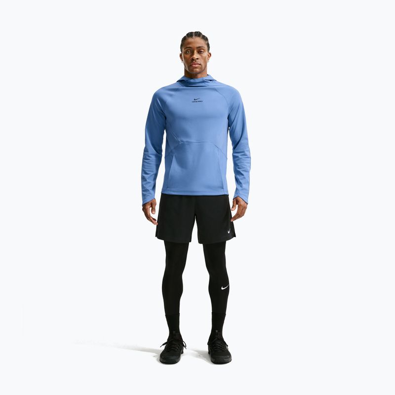 Bluză de antrenament pentru bărbați Nike Pro Indigo Storm/Black 2