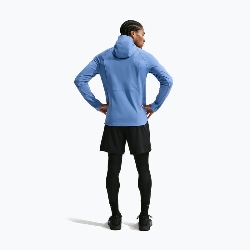 Bluză de antrenament pentru bărbați Nike Pro Indigo Storm/Black 3
