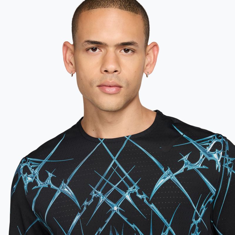 Tricou de alergare pentru bărbați Nike AeroSwift black/white 3