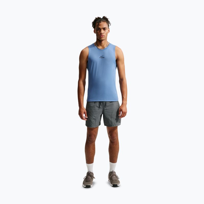 Pantaloni scurți de antrenament pentru bărbați Nike Pro Training smoke grey/smoke grey/black 2