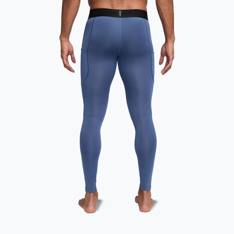 Colanți pentru bărbați Nike Pro indigo storm/black 2
