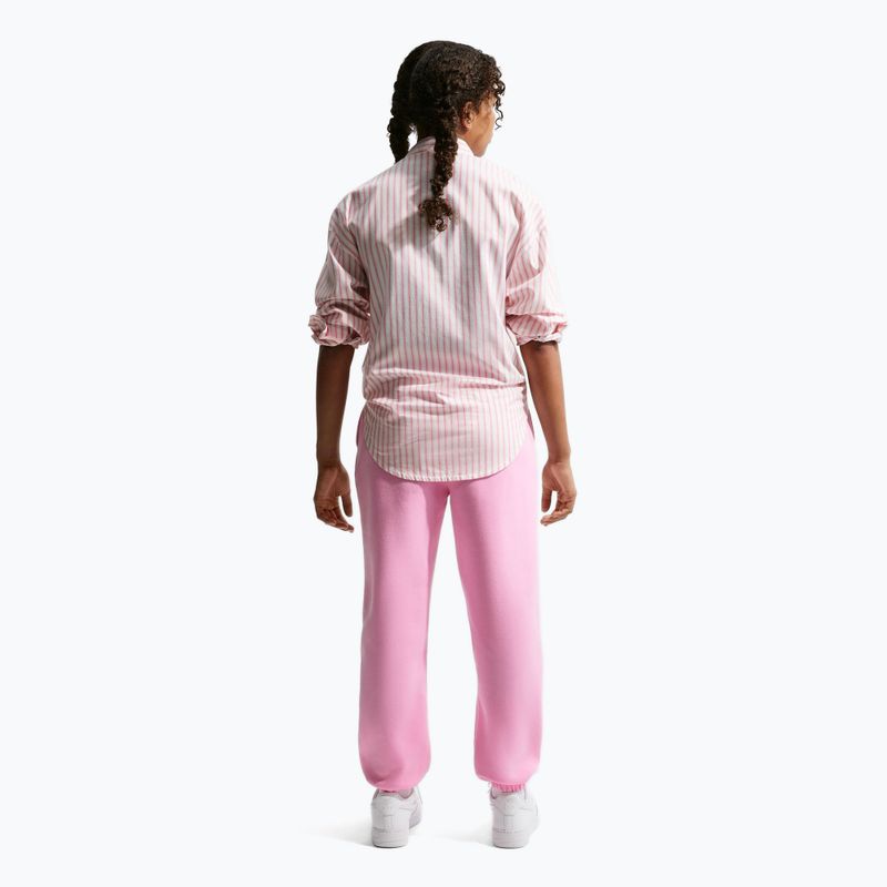 Pantaloni pentru copii Nike Sportswear Studio Fleece pink rise/white 3