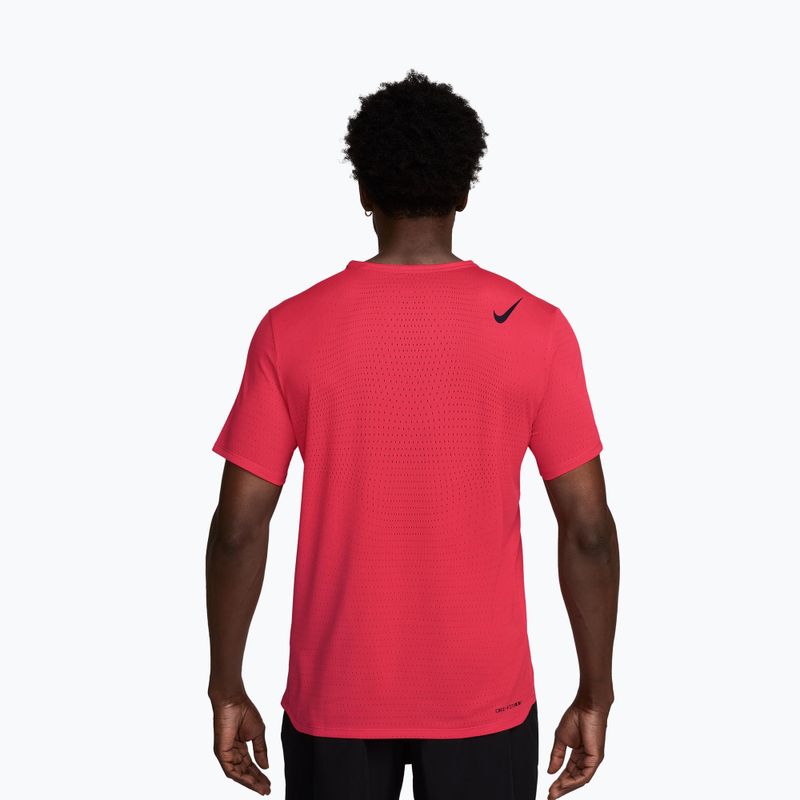 Tricou de alergare pentru bărbați Nike AeroSwift fusion red/black 2