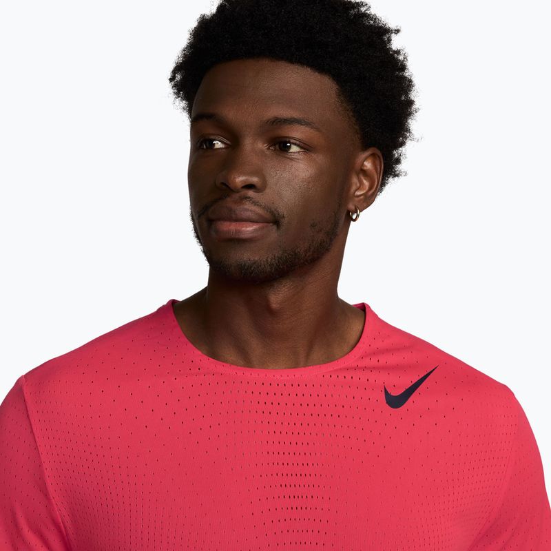 Tricou de alergare pentru bărbați Nike AeroSwift fusion red/black 3