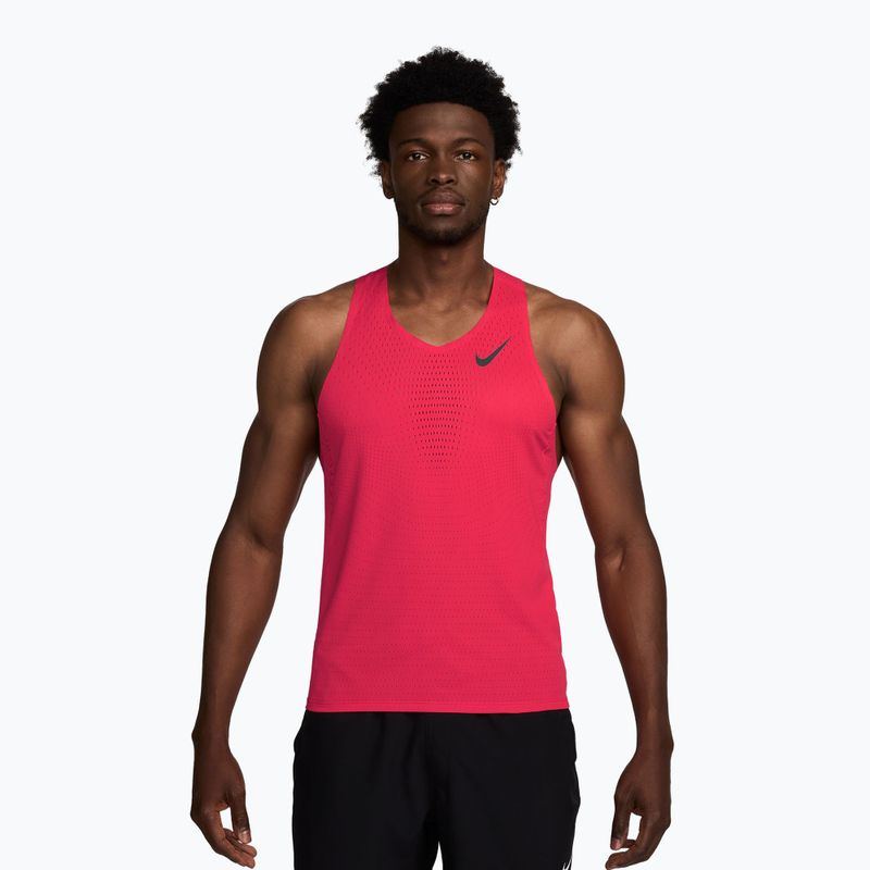 Tricou de alergare pentru bărbați Nike AeroSwift fusion red/black