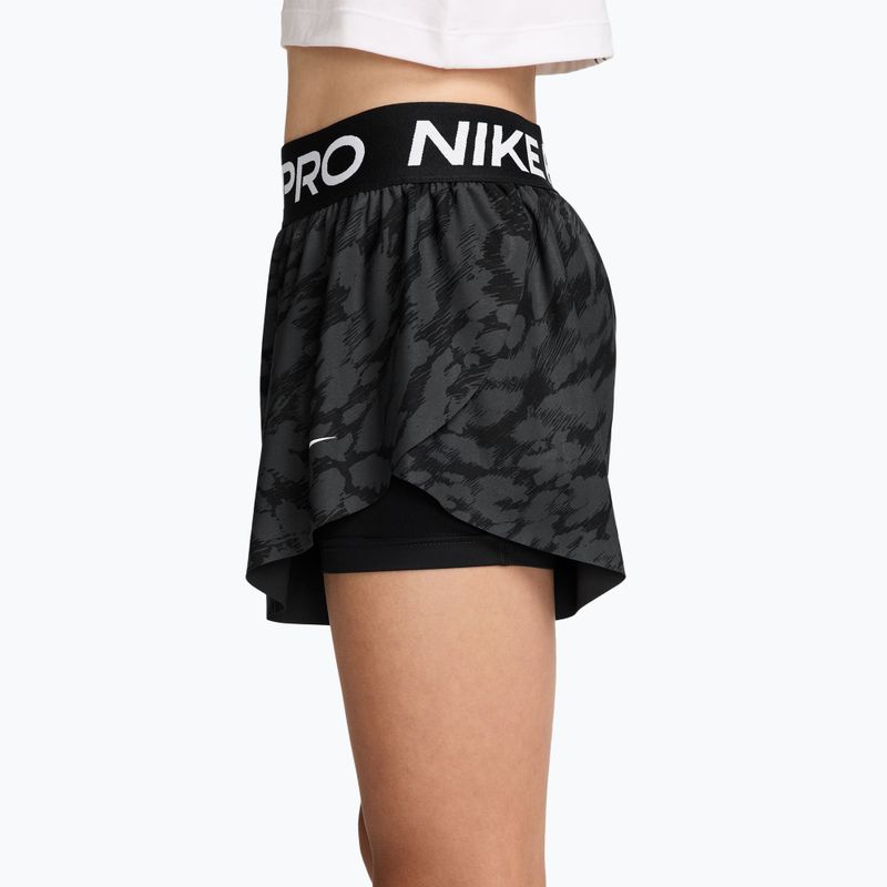 Pantaloni scurți pentru copii Nike Pro black/white 3