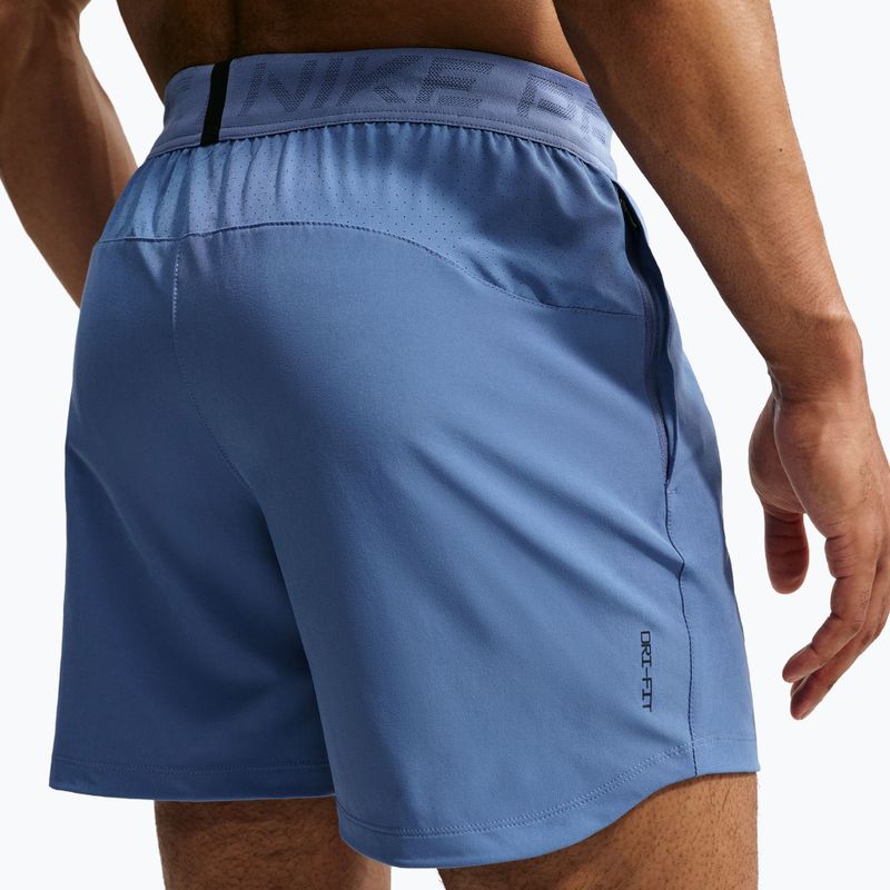 Pantaloni scurți de antrenament pentru bărbați Nike Pro Training indigo storm/black 4
