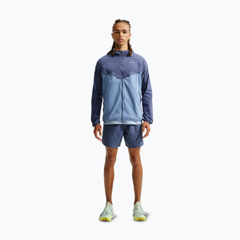 Geacă de alergare pentru bărbați Nike Stride diffused blue/work blue 2
