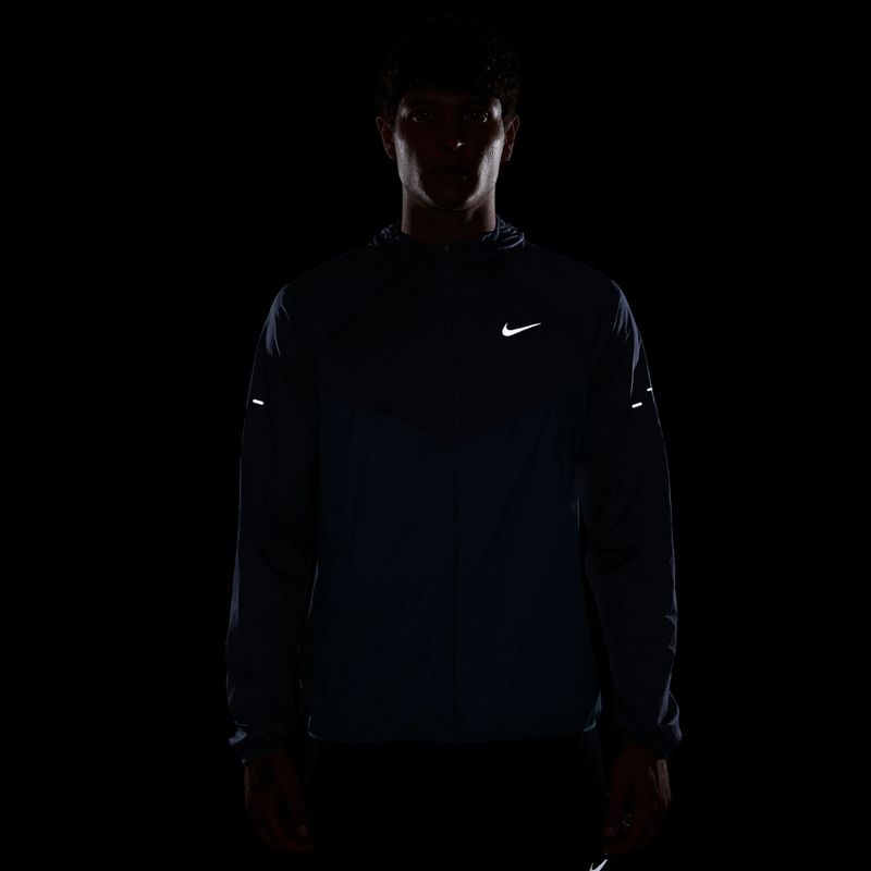 Geacă de alergare pentru bărbați Nike Stride diffused blue/work blue 9