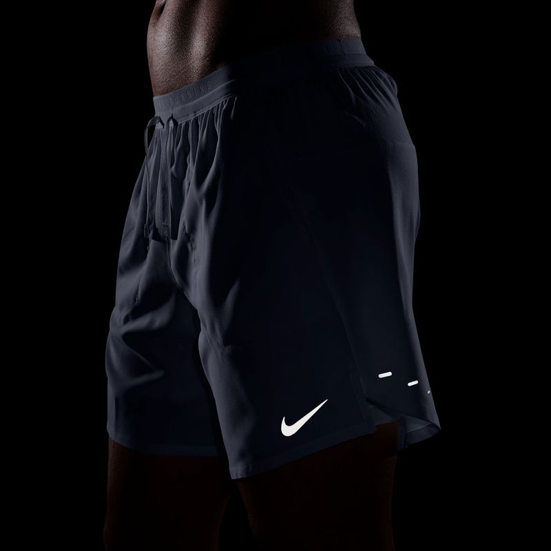 Pantaloni scurți de alergare pentru bărbați Nike Stride Dri-Fit 2in1 7" diffused blue 7