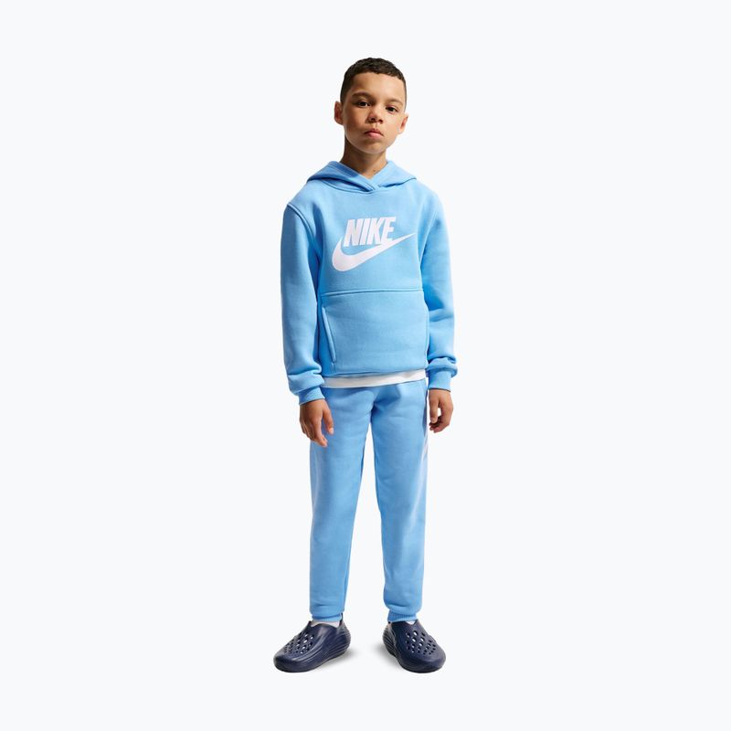 Bluză pentru copii Nike Sportswear Club Fleece football blue/white 7