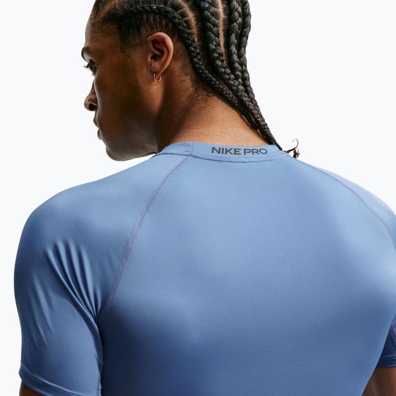 Tricou de antrenament bărbați Nike Pro indigo storm/black 4