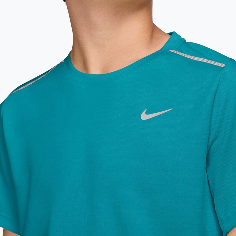 Tricou pentru copii Nike Miler bright spruce/energy/heather 3