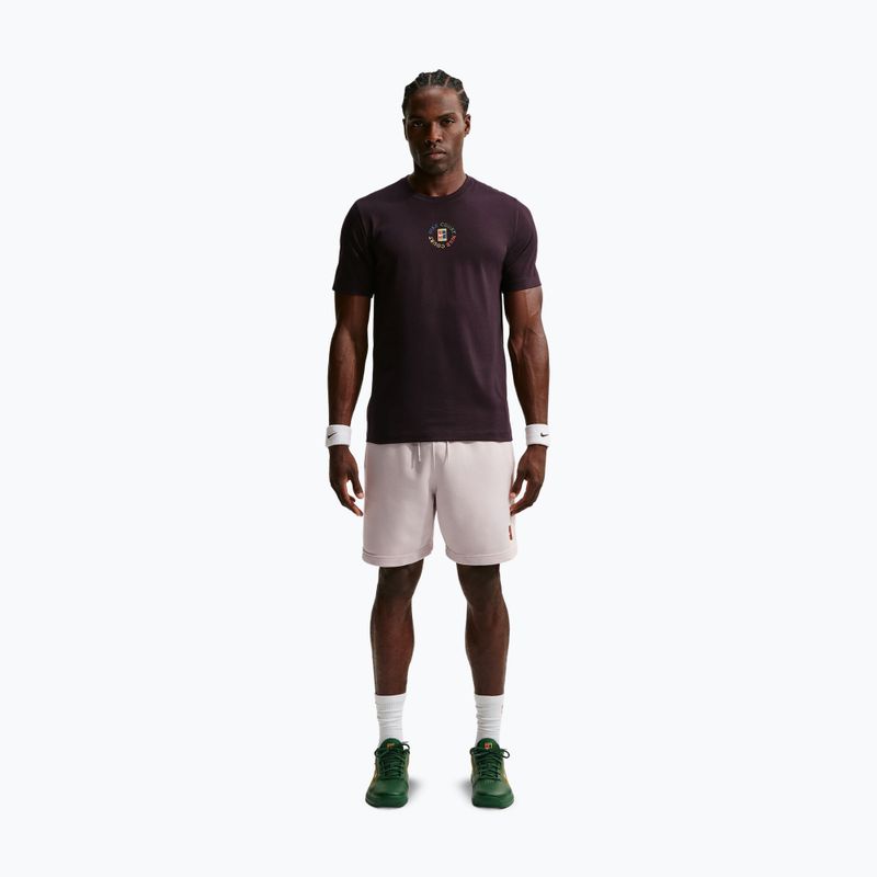 Tricou polo Nike Court Dri-Fit Burgundy Ash 2