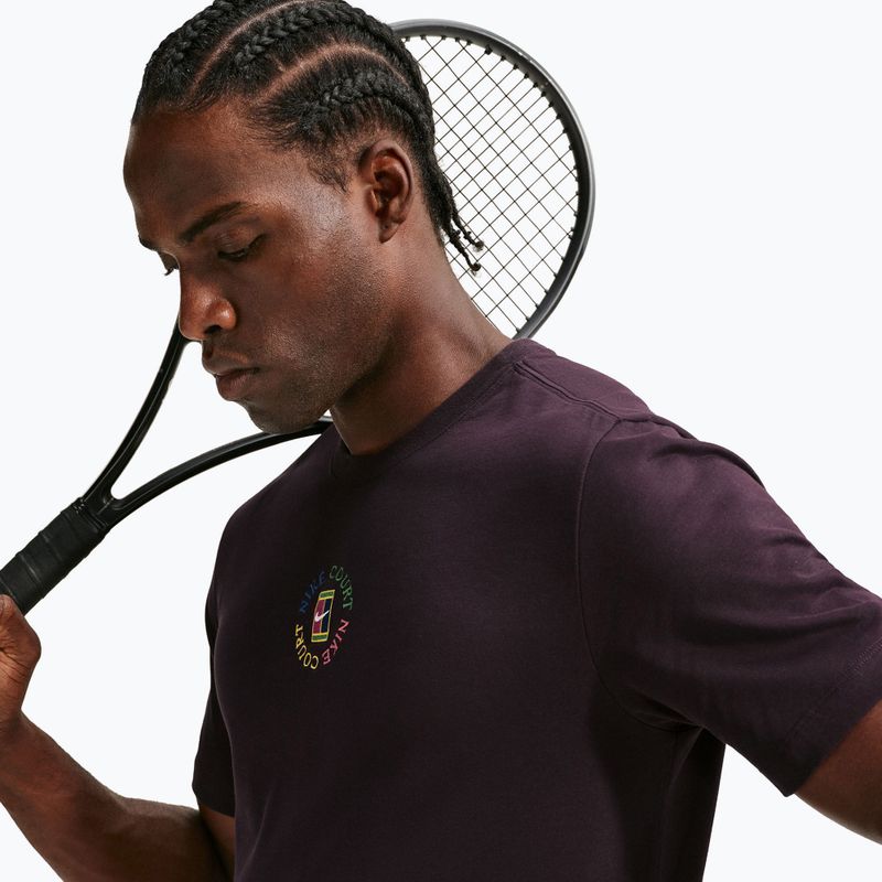 Tricou polo Nike Court Dri-Fit Burgundy Ash 6
