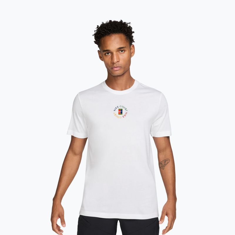 Tricou polo Nike Court Dri-Fit White