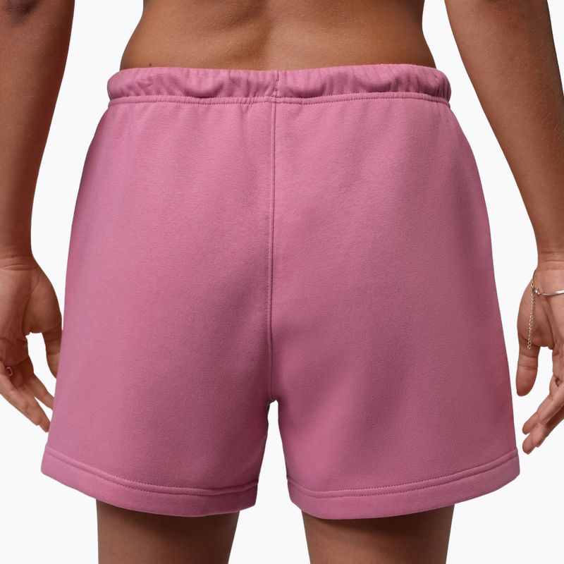 Pantaloni scurți pentru femei Jordan Fleece desert berry/white 4