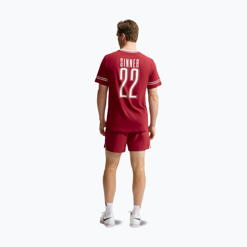 Tricou polo Nike Court Dri-Fit Team Red 3