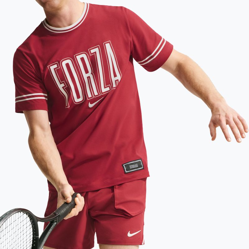 Tricou polo Nike Court Dri-Fit Team Red 4