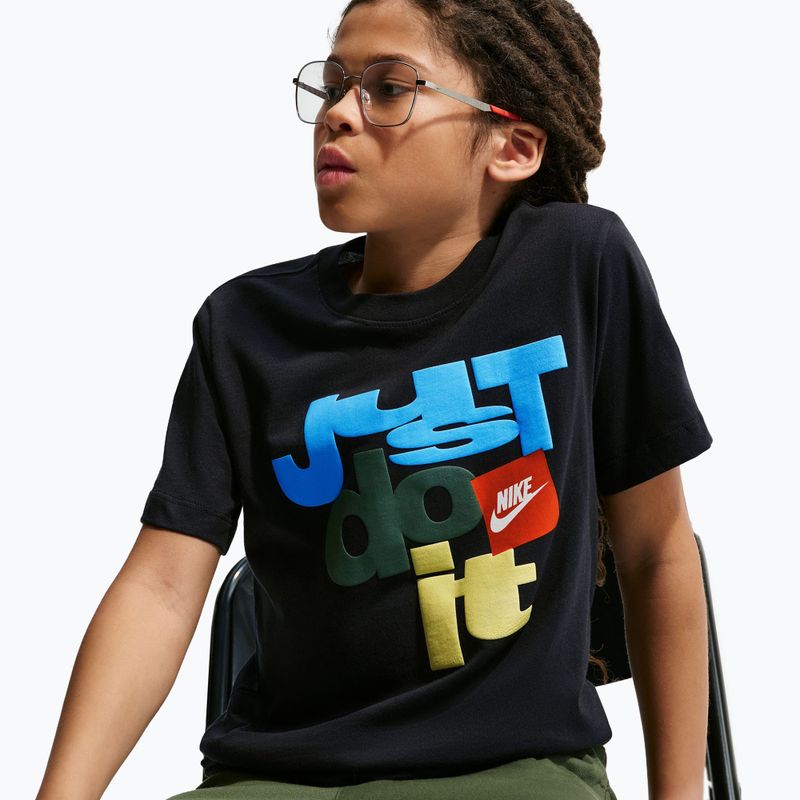 Tricou pentru copii Nike Sportswear Club black 5