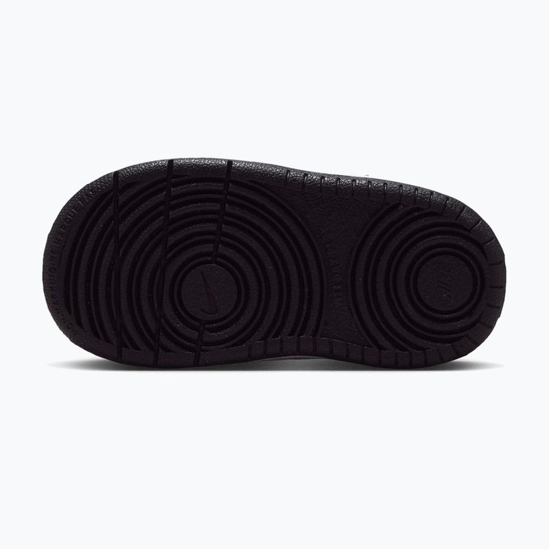 Încălțăminte pentru copii Nike Court Borough Low black/smoke grey/white/illusion green 3