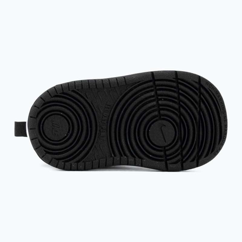 Încălțăminte pentru copii Nike Court Borough Low black/smoke grey/white/illusion green 4