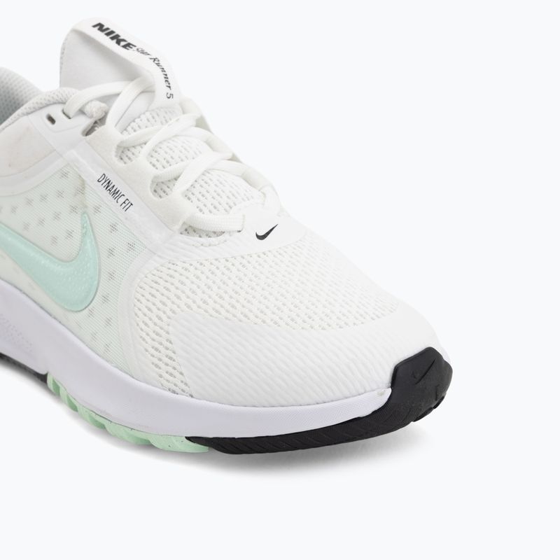 Pantofi de alergare Nike Star Runner 5 summit white/black/arctic green 7