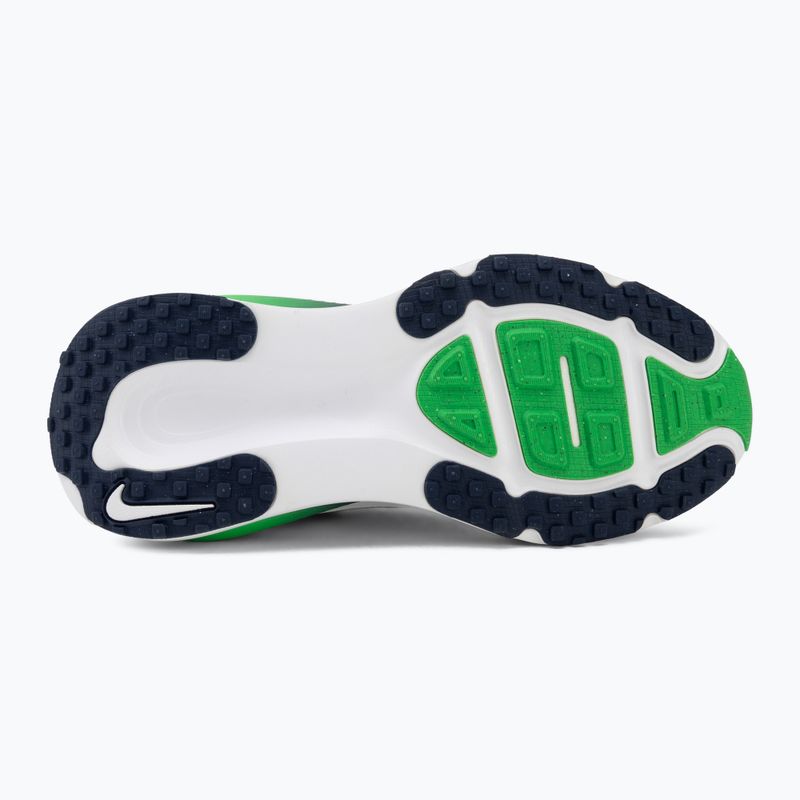 Pantofi de alergare Nike Vomero 18 alb/verdele scânteietor/bleumarin închis 4