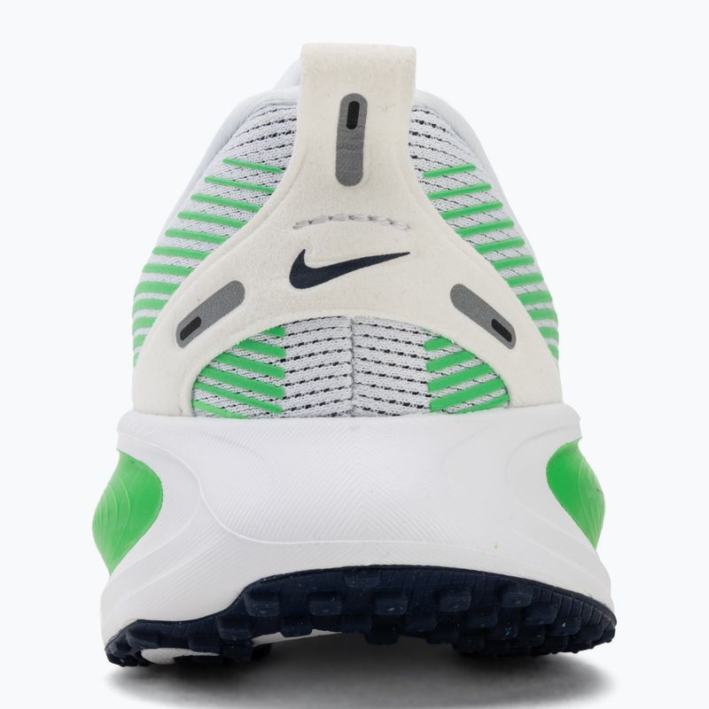 Pantofi de alergare Nike Vomero 18 alb/verdele scânteietor/bleumarin închis 6