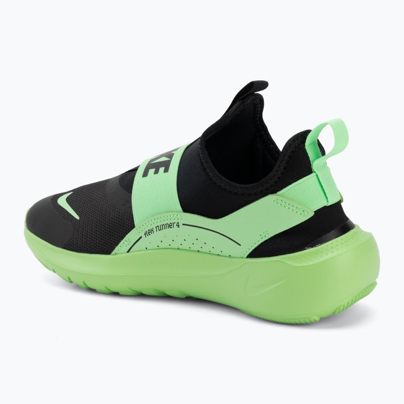 Încălțăminte pentru copii Nike Flex Runner 4 black/illusion green/black 3