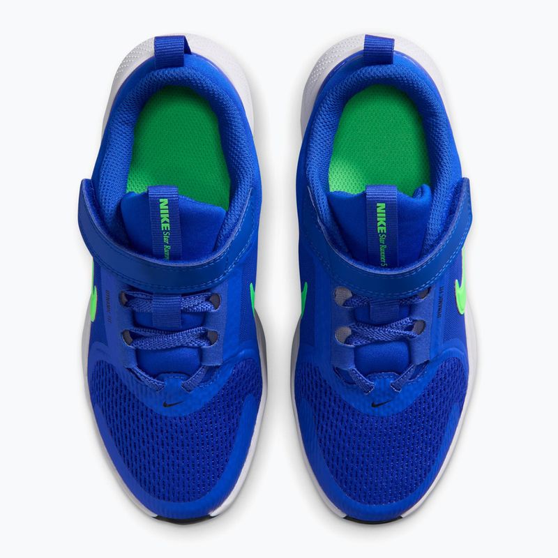 Încălțăminte pentru copii Nike Star Runner 5 racer blue/midnight navy/illusion green 4