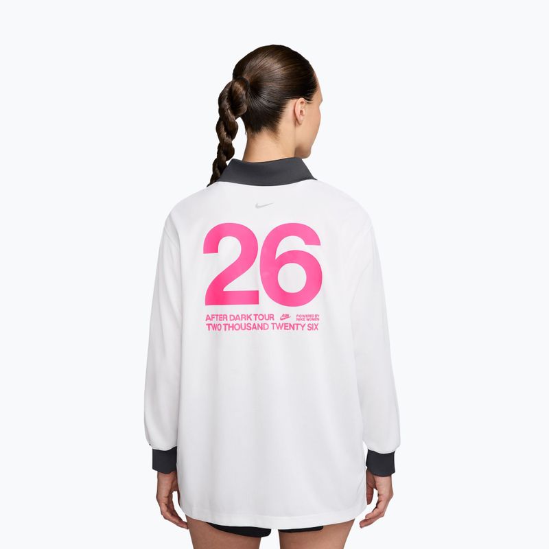 Longsleeve de alergare pentru femei Nike After Dark Tour white/anthracite 2