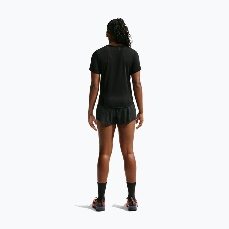 Tricou de alergare pentru femei Nike AeroSwift black/white 3