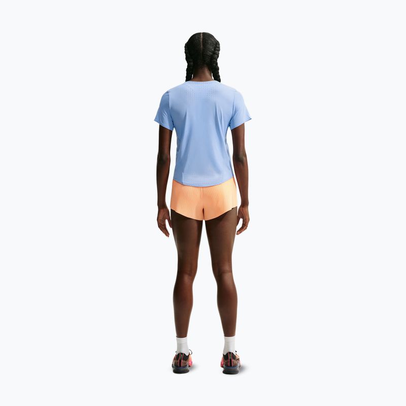 Tricou de alergare pentru femei Nike AeroSwift aluminum/atomic pink 3