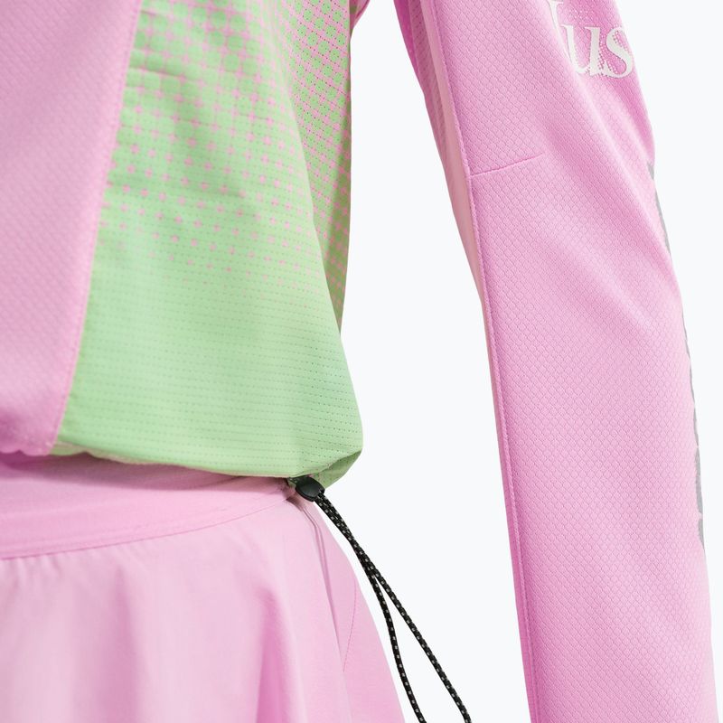 Longsleeve de alergare pentru femei Nike Swift Jersey Top pink rise/illusion green 6