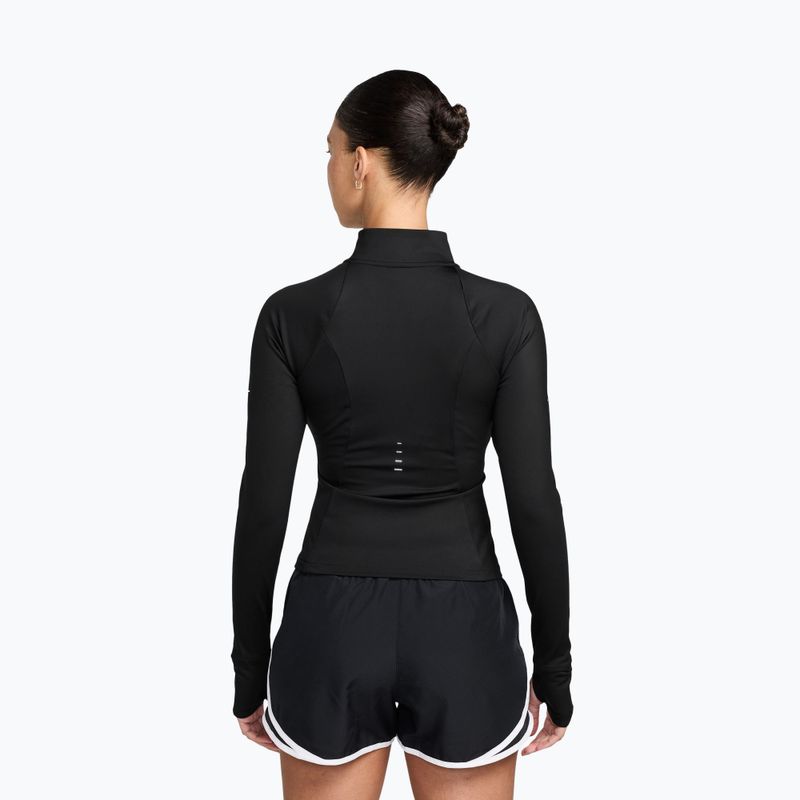 Bluză pentru femei de alergare Nike Swift Dri-Fit Full Zip black 2