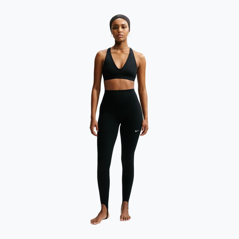 Sutien de antrenament Nike Indy Strappy black/white 2