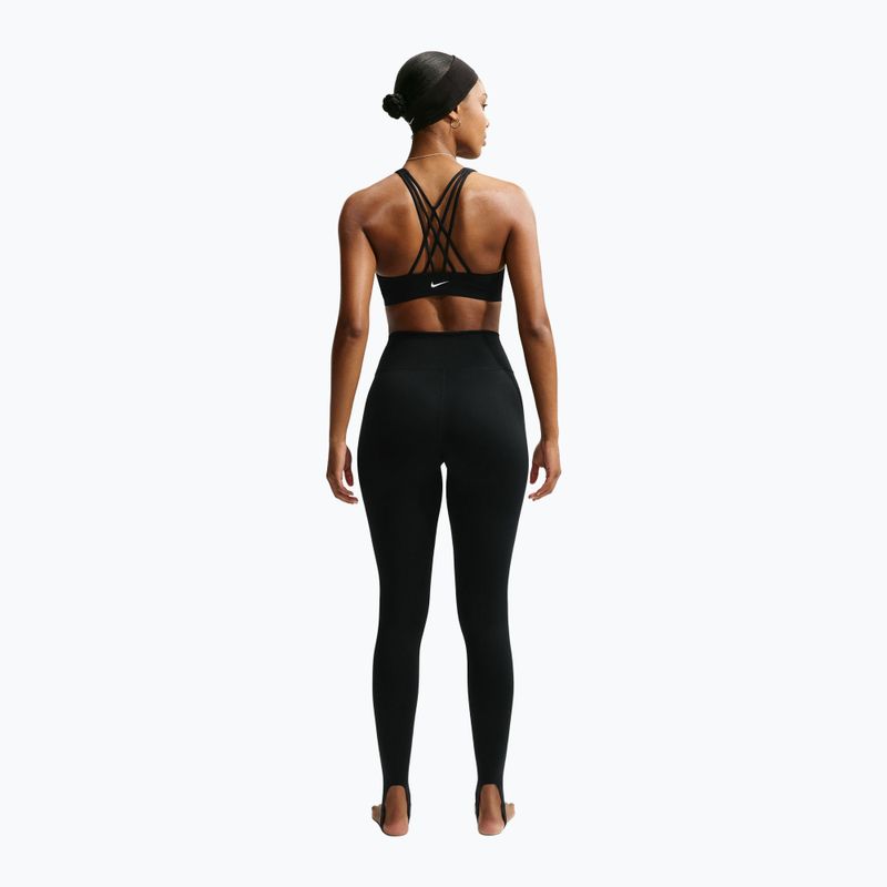 Sutien de antrenament Nike Indy Strappy black/white 3