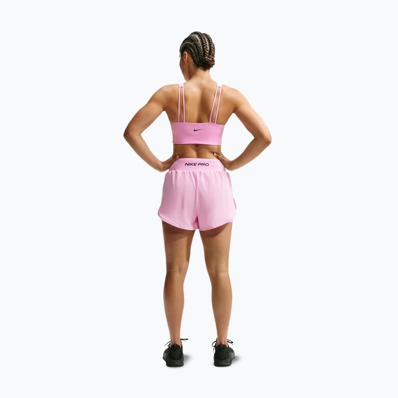 Sutien de antrenament Nike Pro Sculpt pink rise/black 3