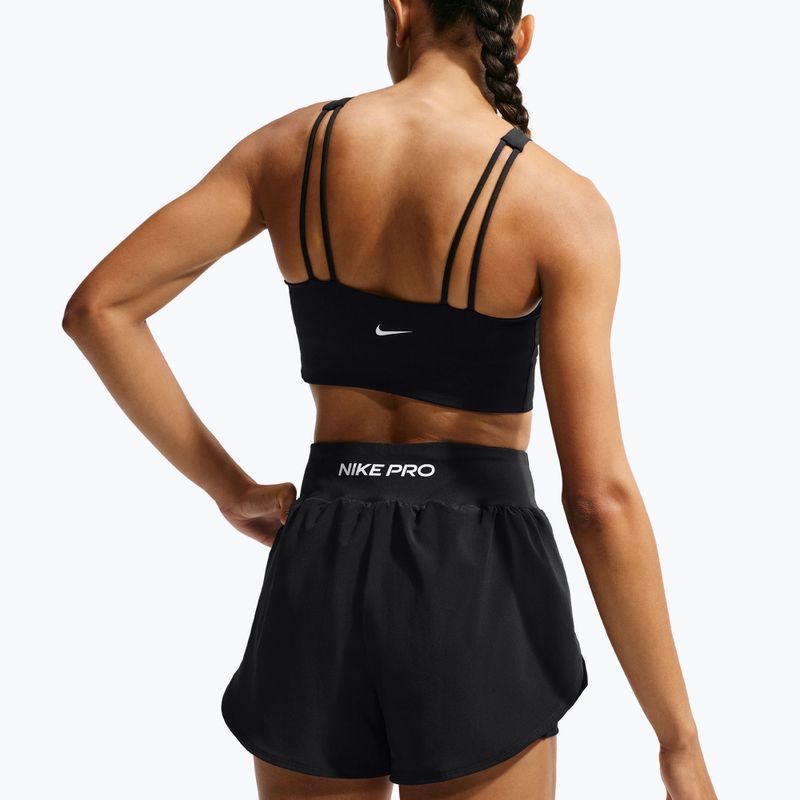 Pantaloni scurți de antrenament pentru femei Nike Pro Sculpt black/white 4