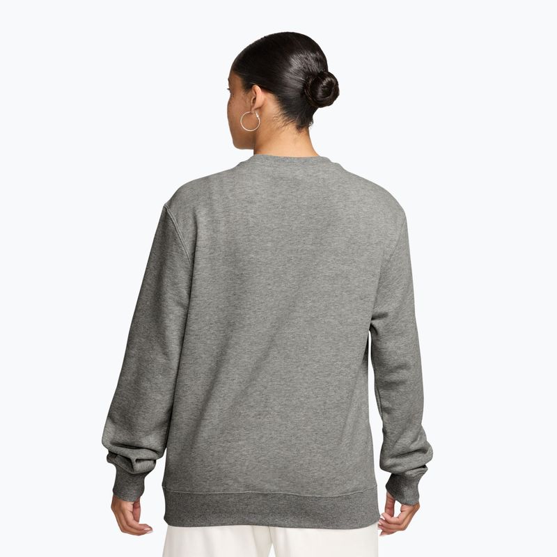 Bluză pentru femei Nike Studio Fleece Lightweight dark grey heather/sail 2