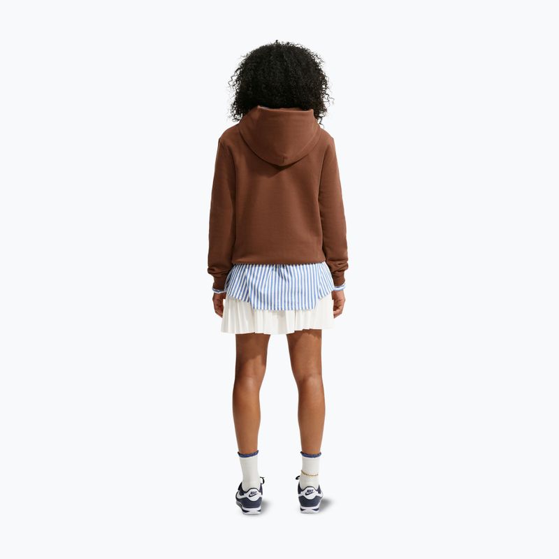 Bluză pentru femei Nike Studio Fleece cacao wow/sail 3