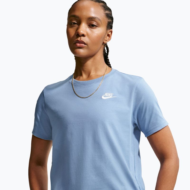 Tricou pentru femei Nike Sportswear Club Essentials work blue 3