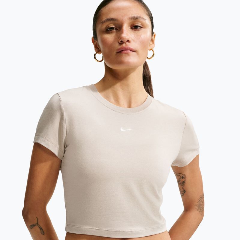 Tricou pentru femei Nike Sportswear Chill Knit cream Ii/sail 4