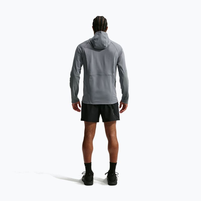 Bluză de antrenament pentru bărbați Nike Pro smoke grey/black 3