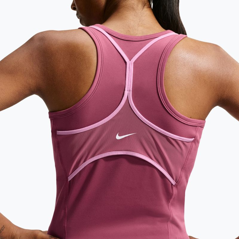 Tricou de antrenament pentru femei Nike One pink smoke/pink rise/mystic dates/white 4