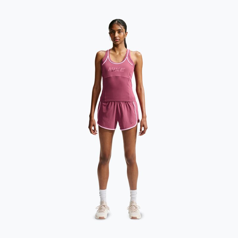 Tricou de antrenament pentru femei Nike One pink smoke/pink rise/mystic dates/white 2