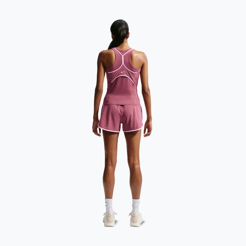Pantaloni scurți de antrenament pentru femei Nike One pink smoke/pink rise/mystic dates 2