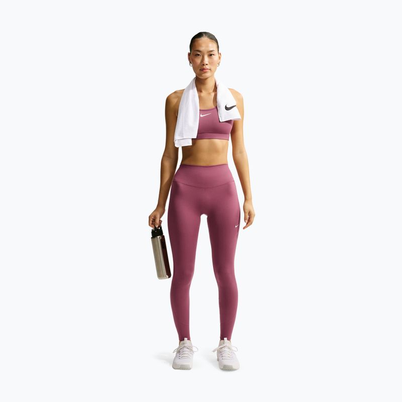 Colanți pentru femei Nike One pink smoke/pink smoke/pink rise/white 2