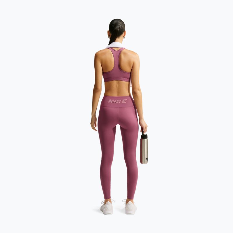 Colanți pentru femei Nike One pink smoke/pink smoke/pink rise/white 3